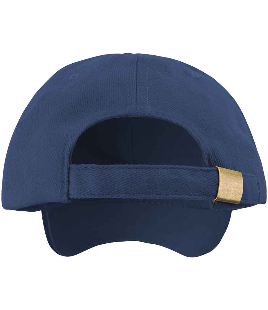 Result Kids Low Profile Heavy Brushed Cotton Cap - Navy