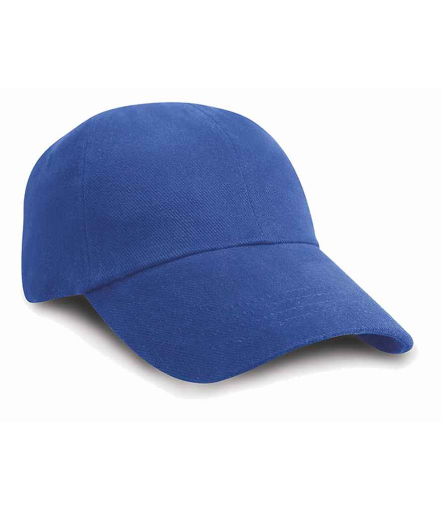 Result Low Profile Heavy Brushed Cotton Cap - Royal Blue