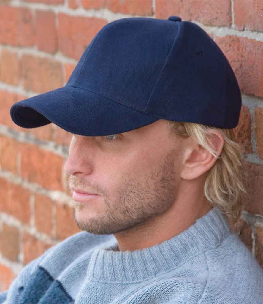 Result Pro-Style Heavy Brushed Cotton Cap - Navy