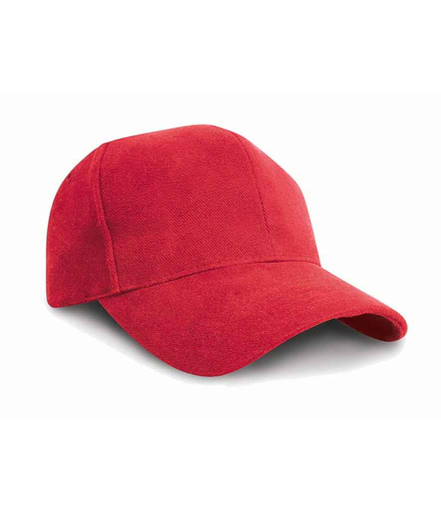 Result Pro-Style Heavy Brushed Cotton Cap - Red