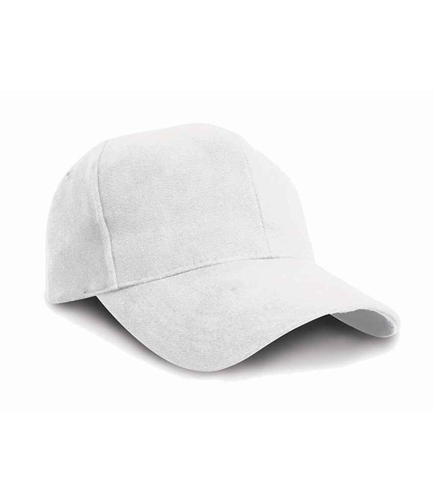 Result Pro-Style Heavy Brushed Cotton Cap - White