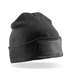 Result Core Double Knit Printers Beanie - Black