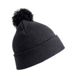 Result Core Kids Pom Pom Beanie - Black
