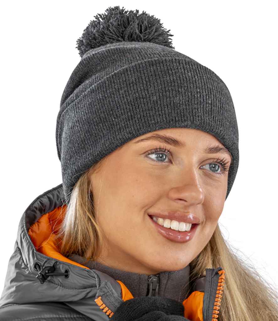 Result Core Pom Pom Beanie - Grey
