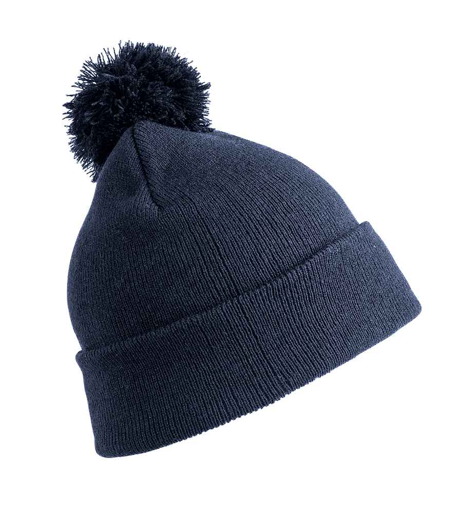 Result Core Pom Pom Beanie - Navy