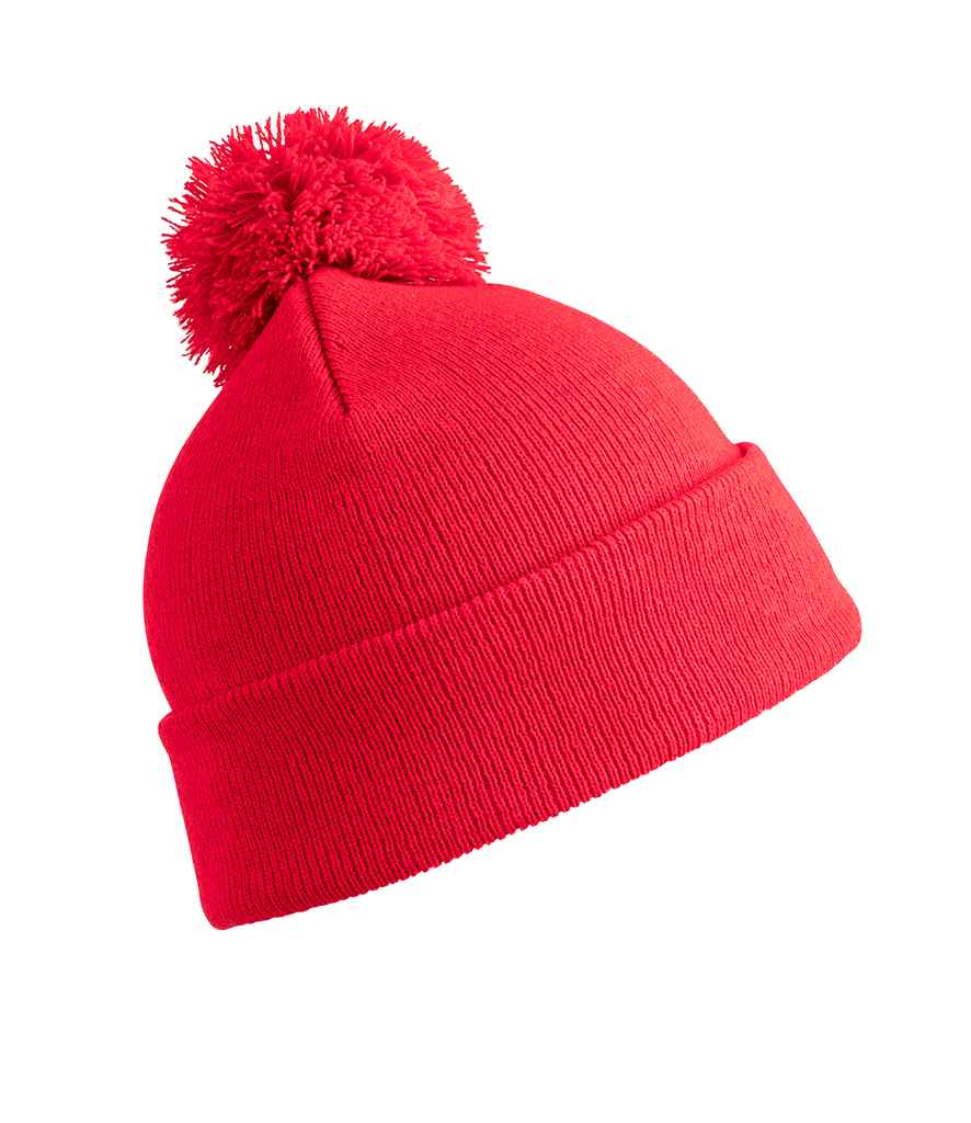 Result Core Pom Pom Beanie - Red