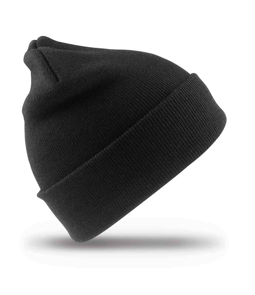 Result Kids Woolly Ski Hat - Black