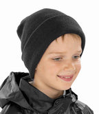Result Kids Woolly Ski Hat - Black