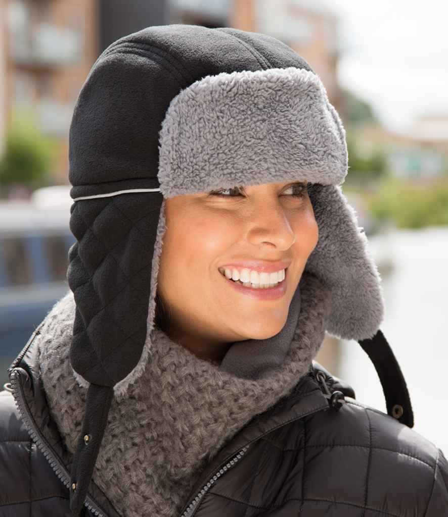 Result Ocean Trapper Hat - Black/Grey
