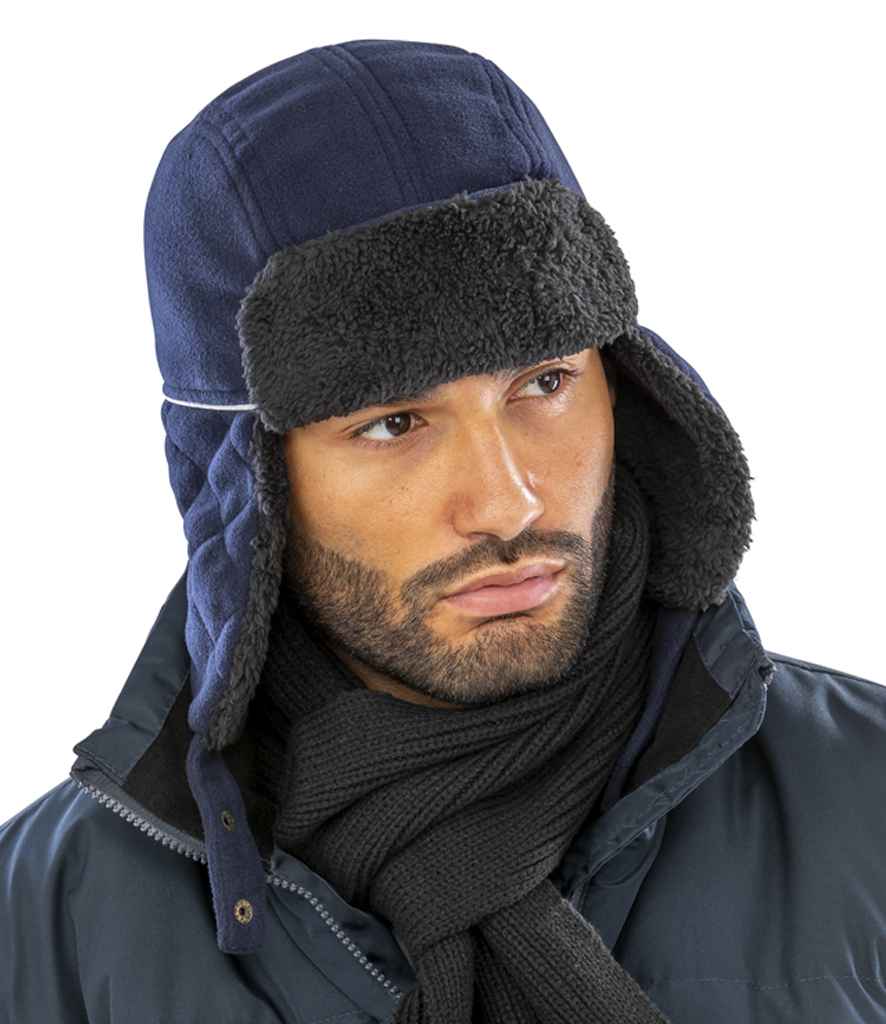 Result Ocean Trapper Hat - Navy/Black
