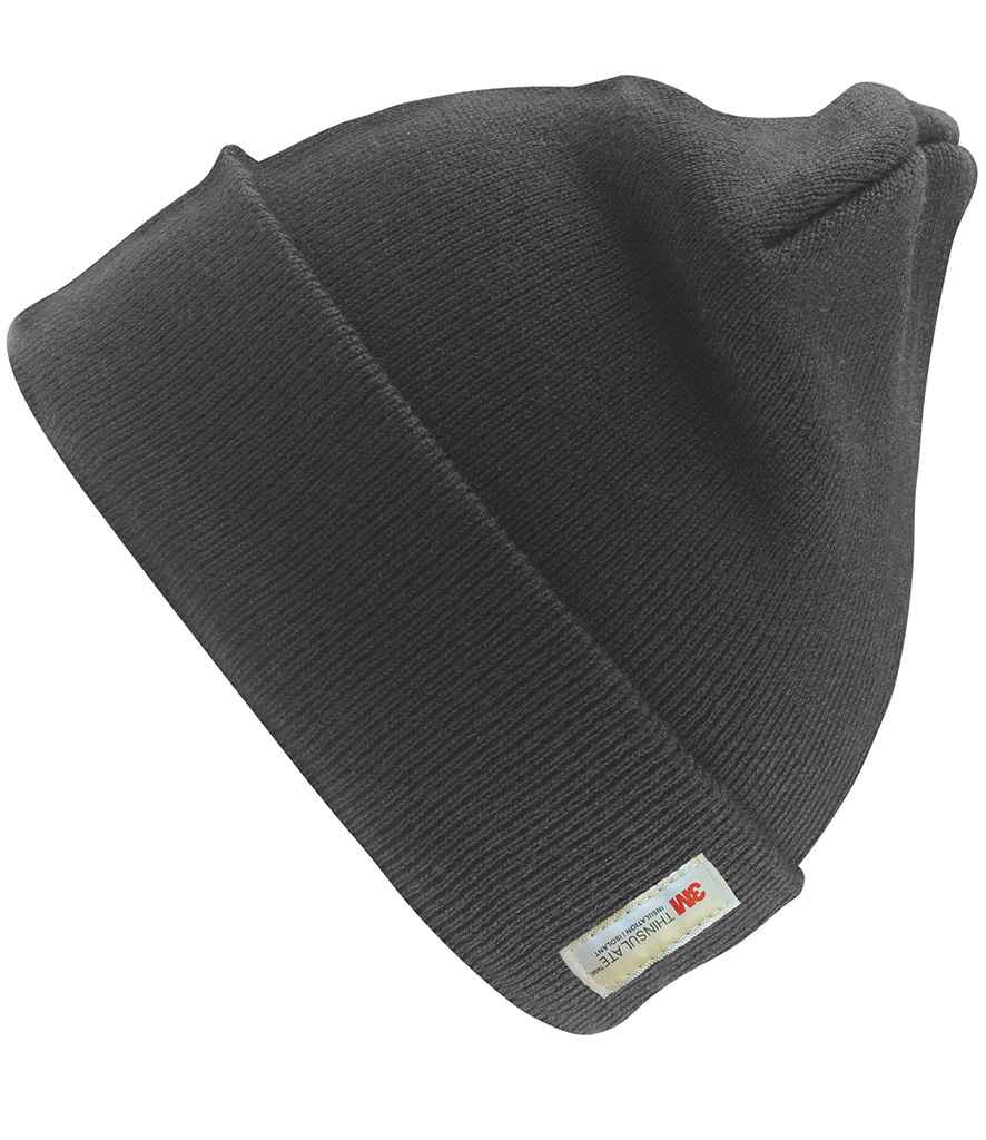 Result Woolly Ski Hat with Thinsulate™ Insulation - Charcoal
