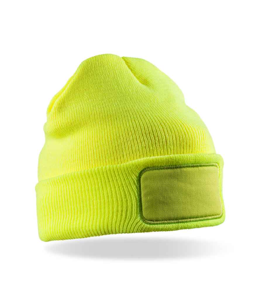 Result Double Knit Thinsulate™ Printers Beanie - Fluorescent Yellow