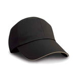 Result Herringbone Cap - Black/Tan