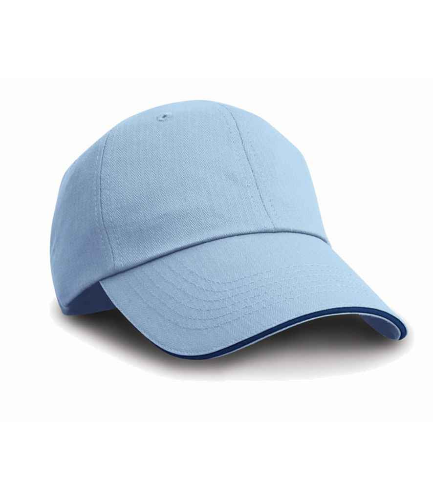 Result Herringbone Cap - Sky/Navy