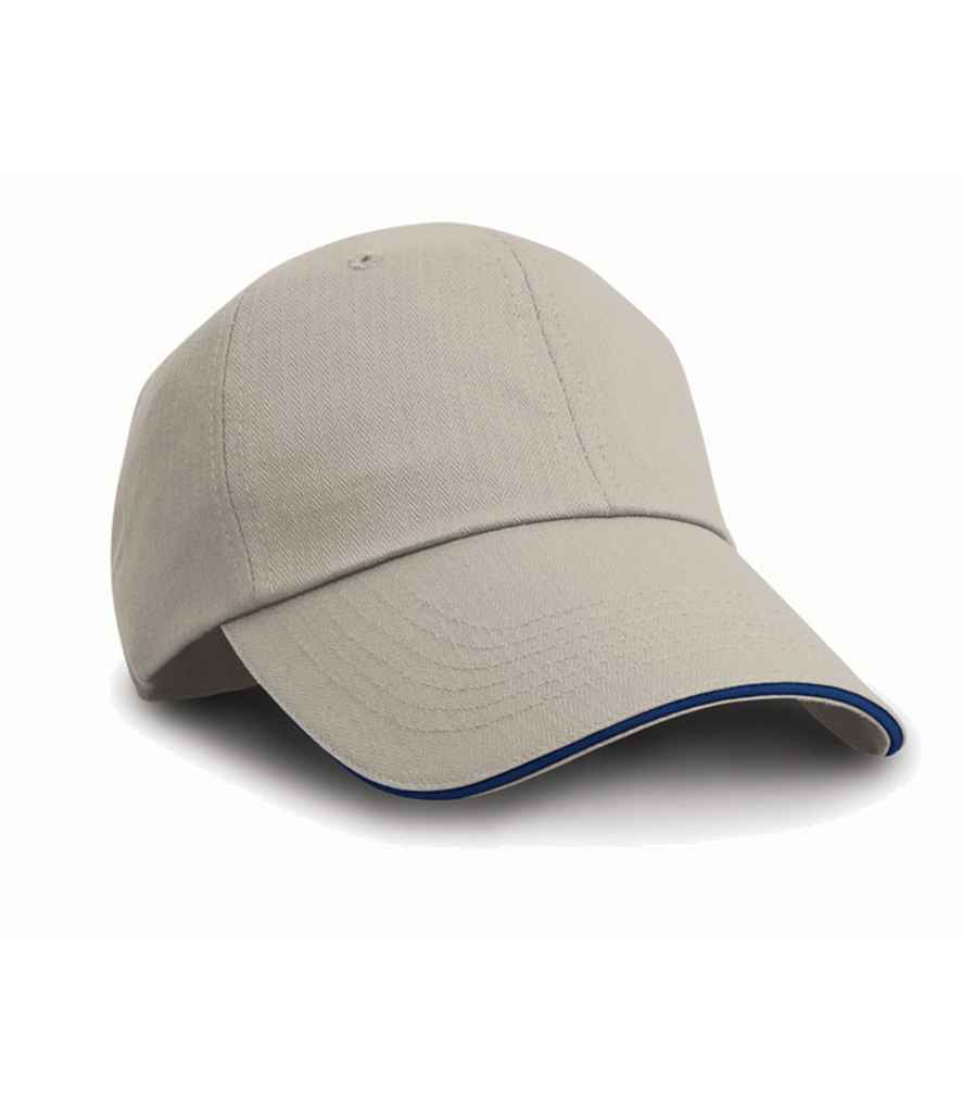 Result Herringbone Cap - Tan/Navy