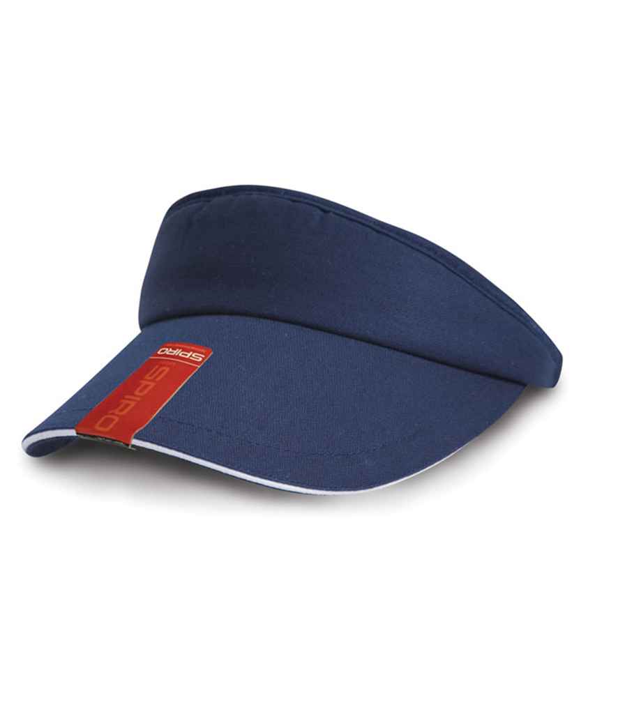 Result Herringbone Sun Visor - Navy/White