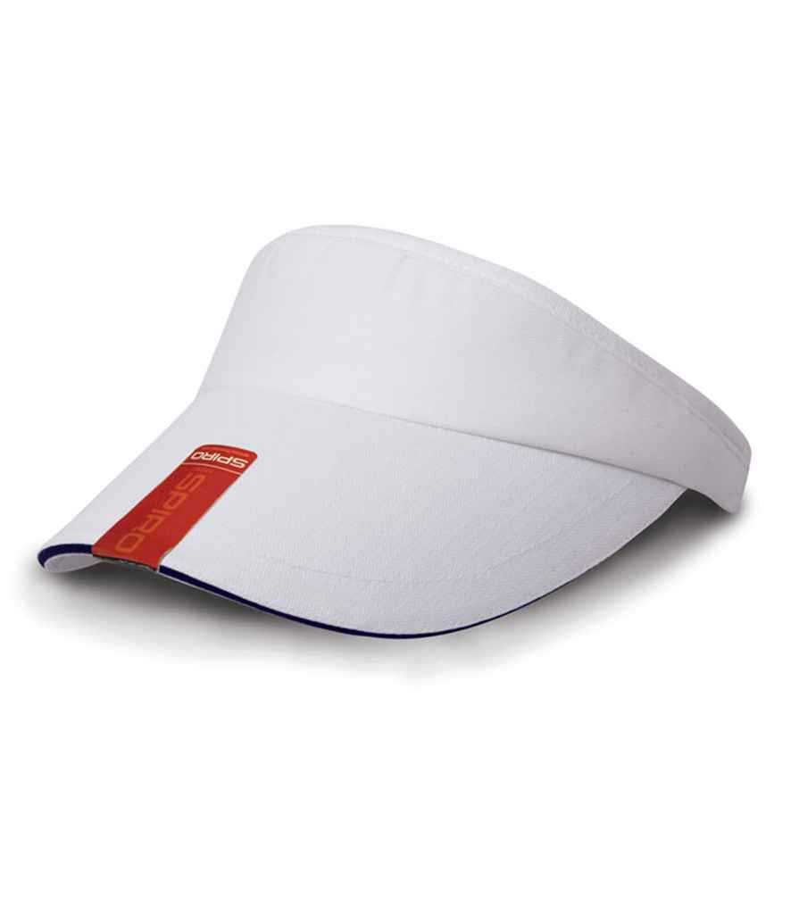 Result Herringbone Sun Visor - White/Navy