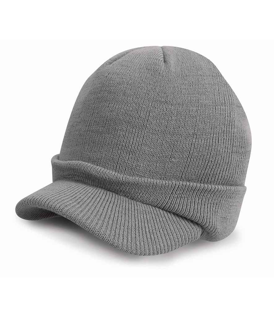 Result Esco Army Knitted Hat - Cool Grey