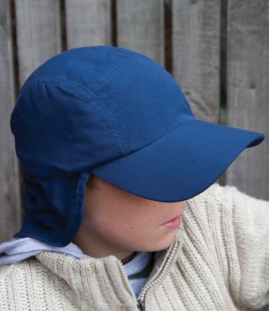 Result Kids Legionnaires Cap - Royal Blue