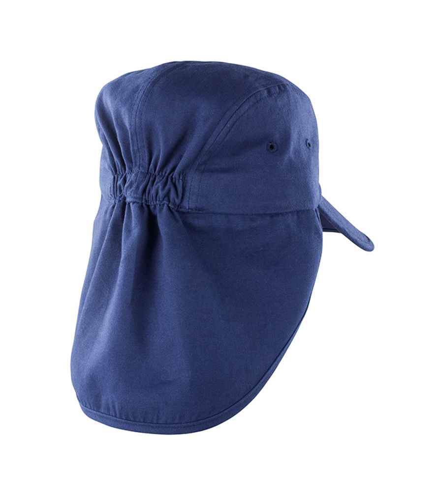 Result Kids Fold Up Legionnaires Cap - Navy