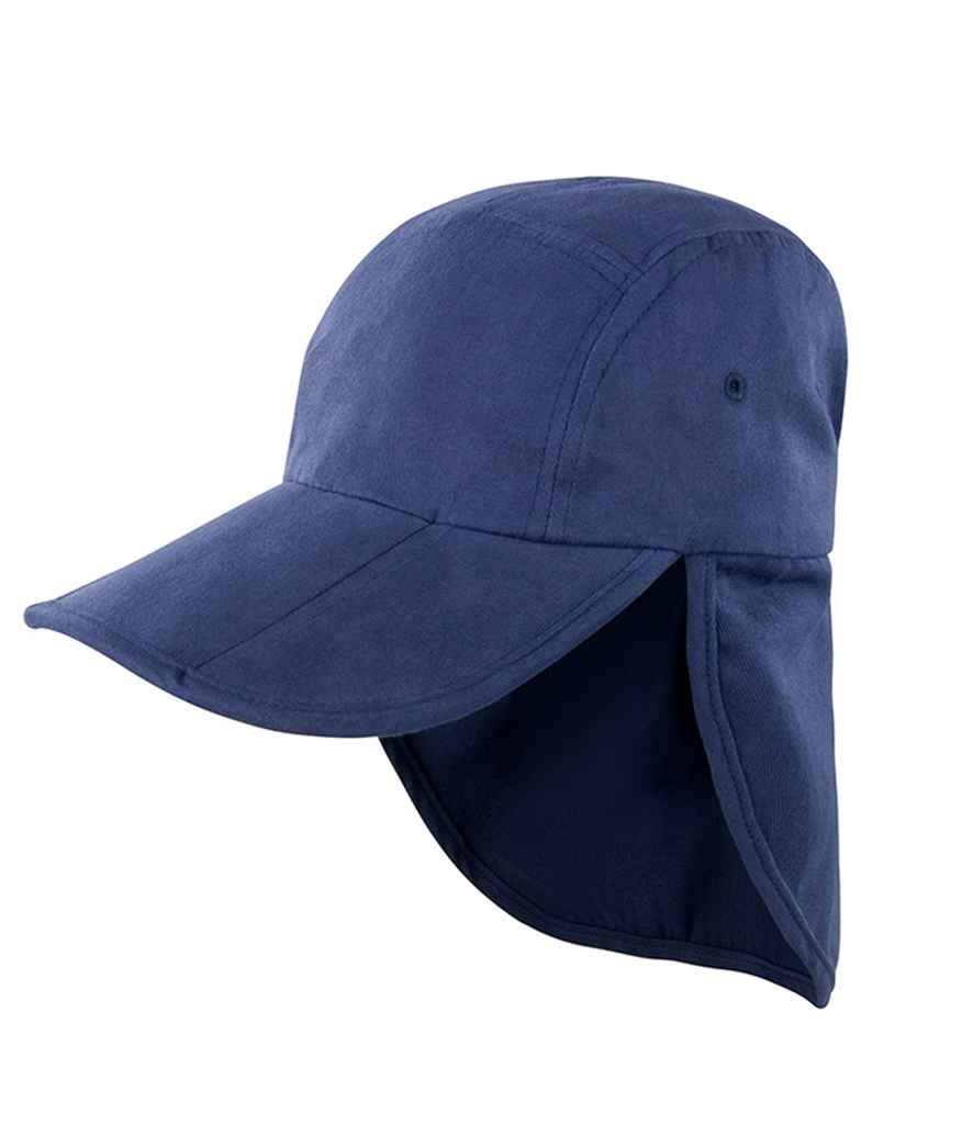 Result Kids Fold Up Legionnaires Cap - Navy