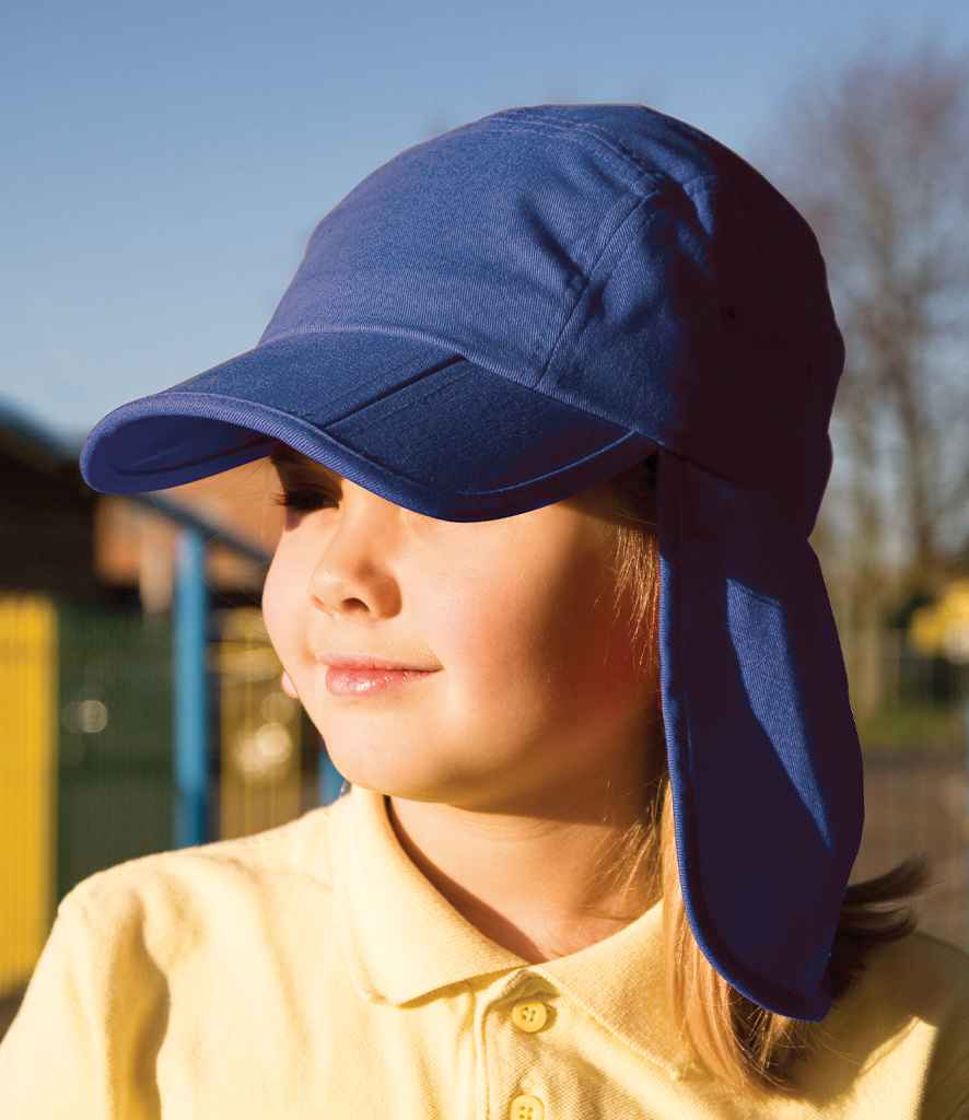 Result Kids Fold Up Legionnaires Cap - Navy