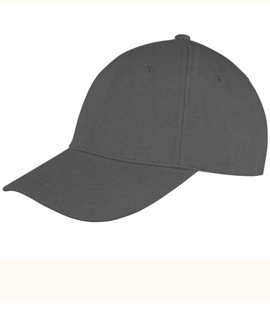 Result Memphis Brushed Cotton Cap - Charcoal