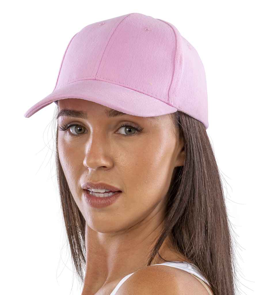 Result Memphis Brushed Cotton Cap - Pink