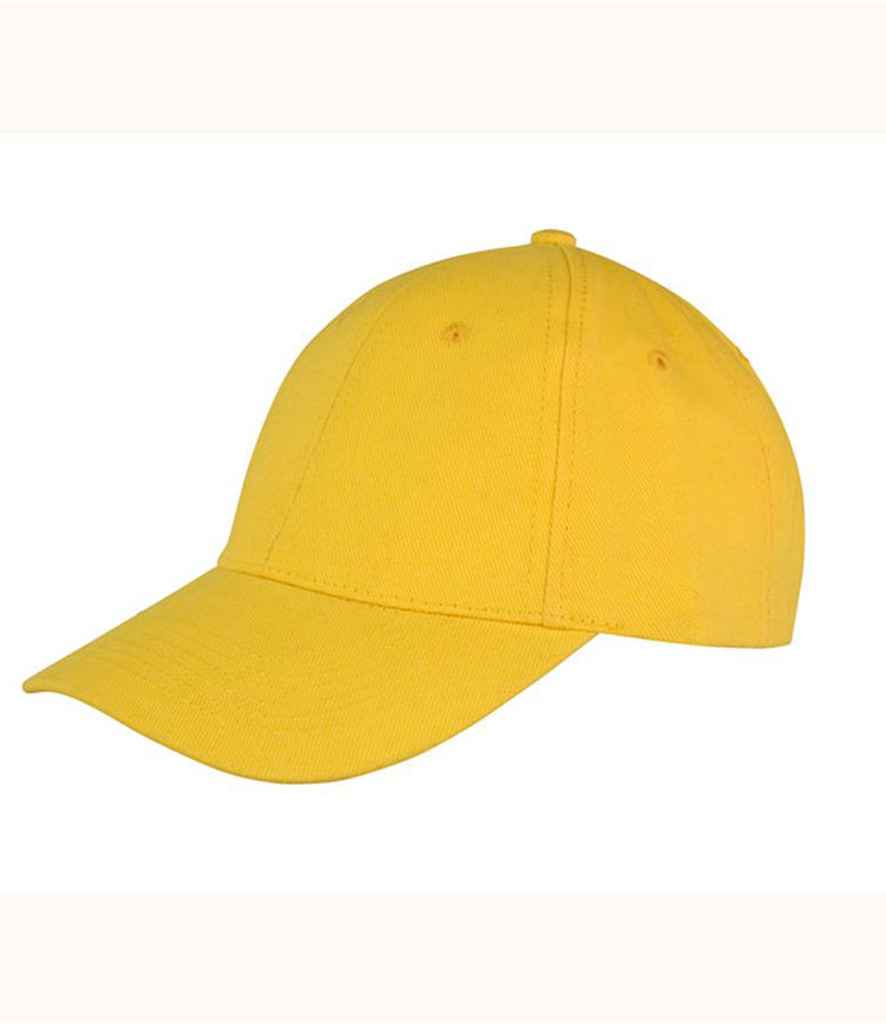 Result Memphis Brushed Cotton Cap - Yellow