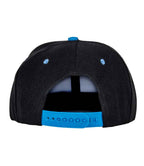 Result Contrast Bronx Snapback Cap - Black/Azure