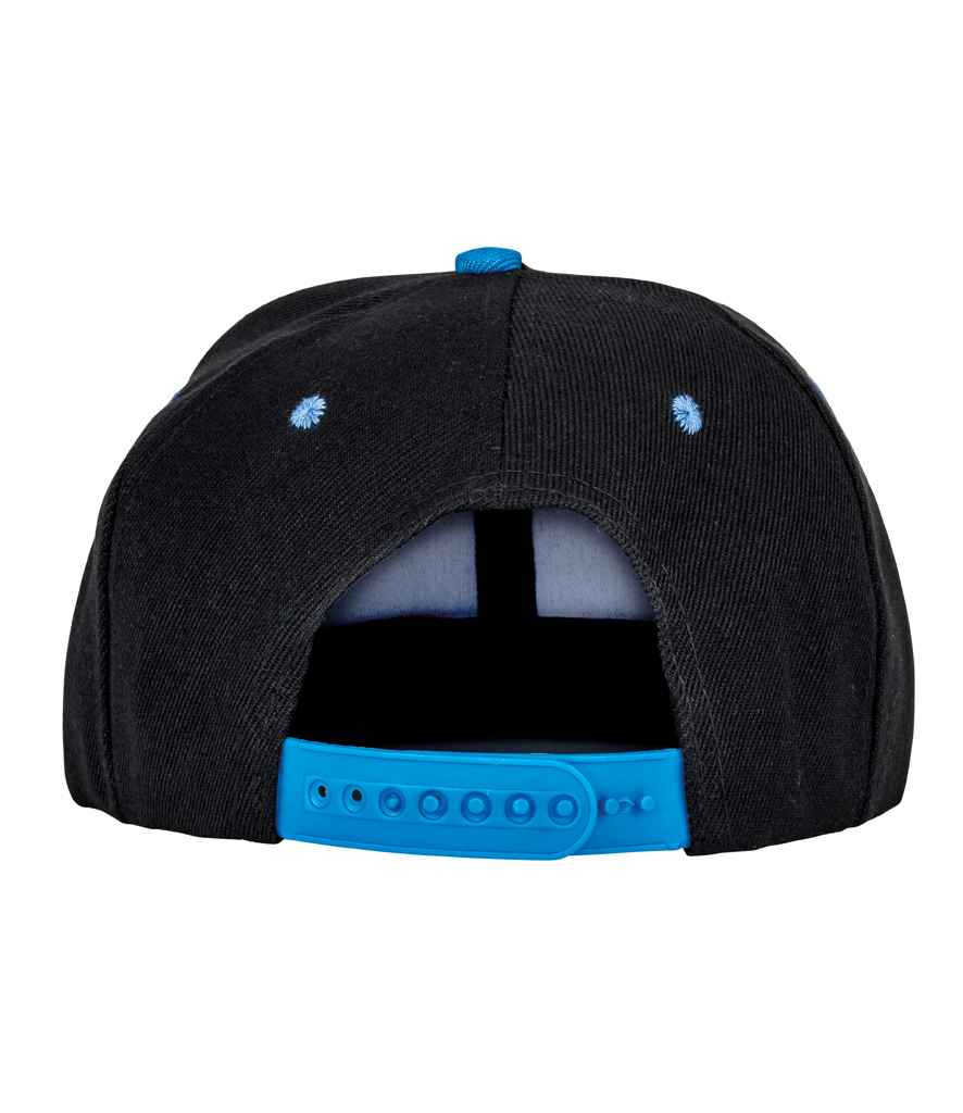 Result Contrast Bronx Snapback Cap - Black/Azure