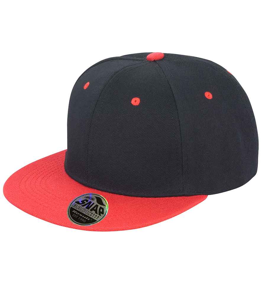 Result Contrast Bronx Snapback Cap - Black/Red