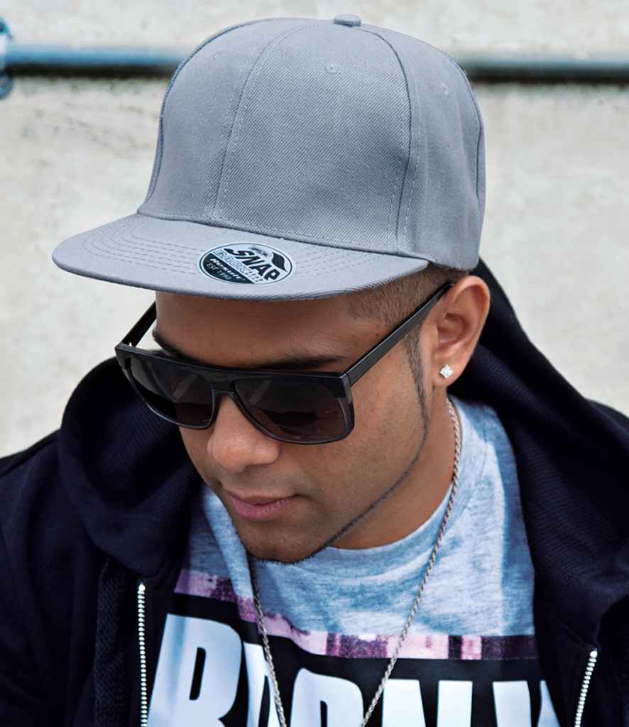 Result Original Bronx Snapback Cap - Heather Grey