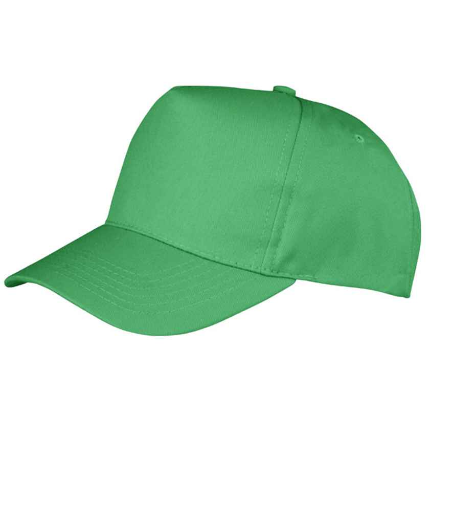 Result Boston 5 Panel Printers Cap - Apple Green