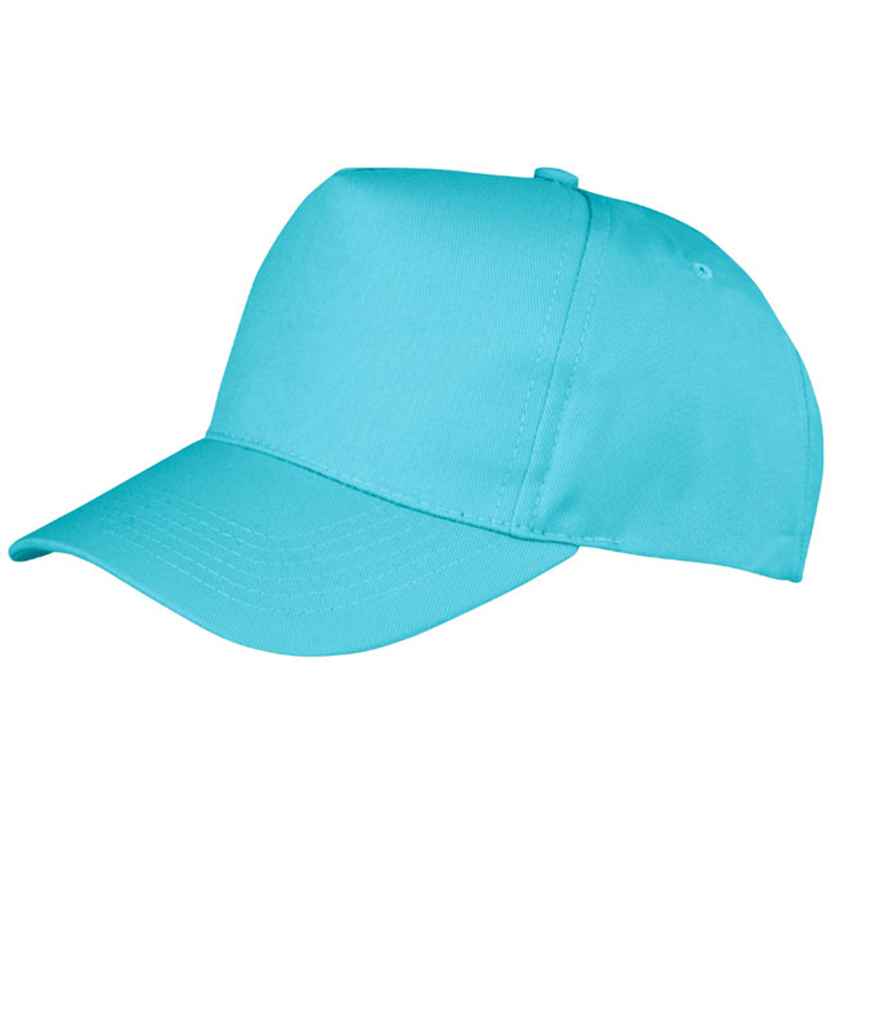 Result Boston 5 Panel Printers Cap - Aqua