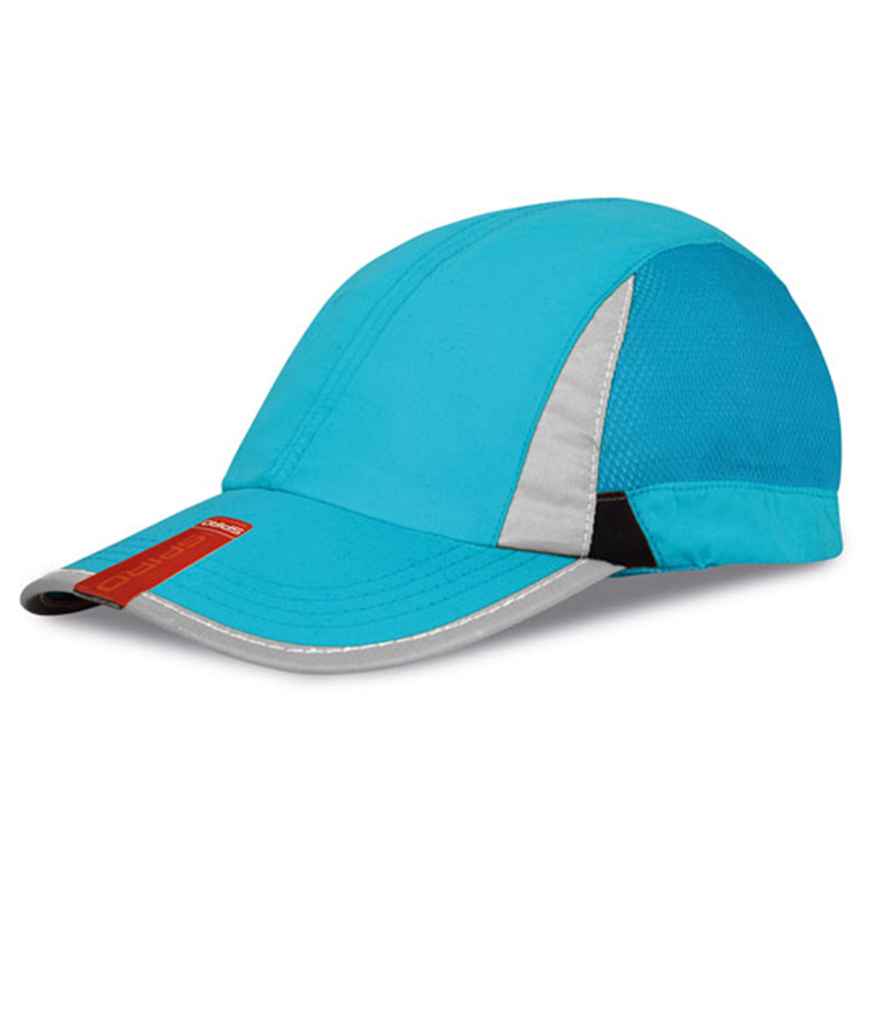 Spiro Sport Cap - Aqua/Black