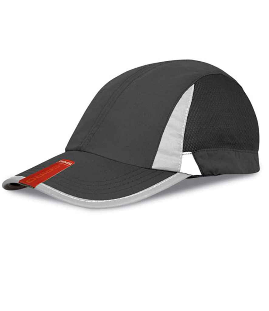 Spiro Sport Cap - Black/White