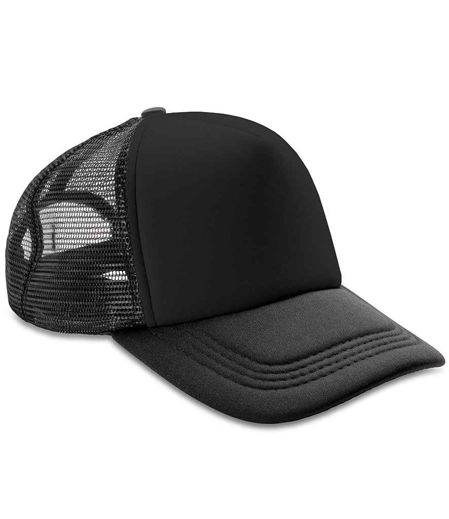 Result Core 1/2 Mesh Truckers Cap - Black