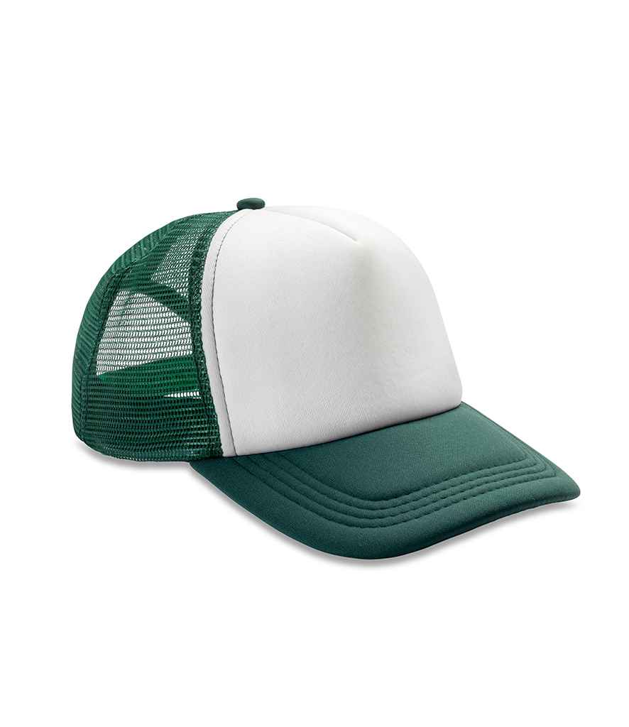 Result Core 1/2 Mesh Truckers Cap - Bottle Green/White