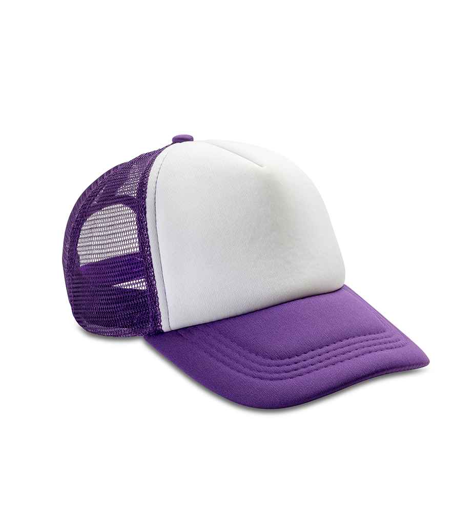 Result Core 1/2 Mesh Truckers Cap - Purple/White