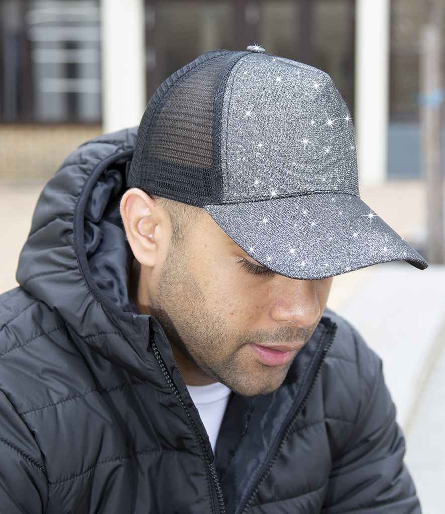 Result Core New York Sparkle Cap - Black