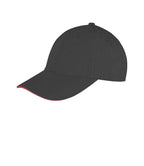 Result Memphis Sandwich Peak Cap - Black/Red
