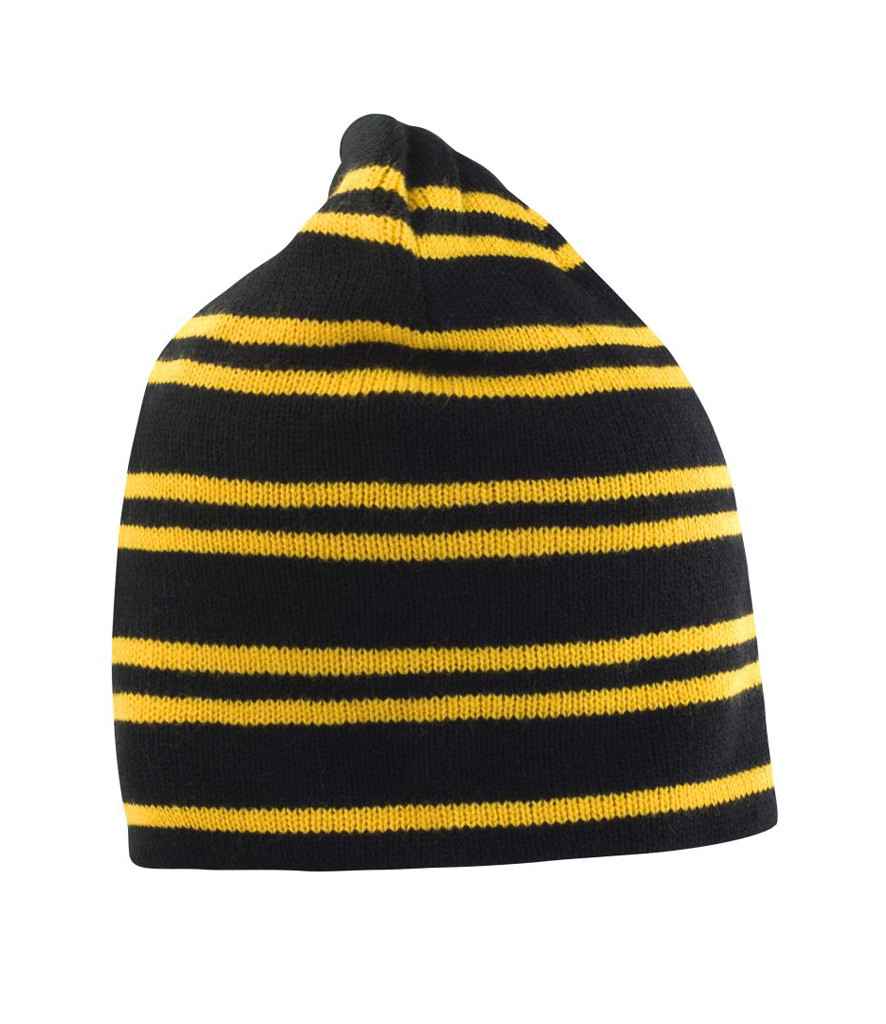 Result Team Reversible Beanie - Black/Gold