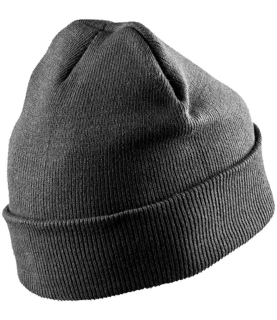 Result Recycled Woolly Ski Hat - Charcoal Grey