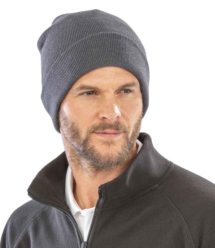 Result Recycled Woolly Ski Hat - Charcoal Grey
