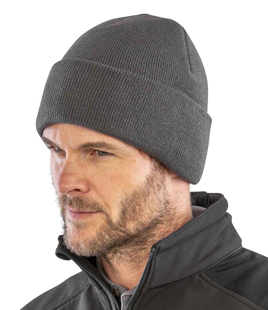 Result Recycled Thinsulate™ Beanie - Charcoal