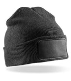 Result Recycled Thinsulate™ Printers Beanie - Black