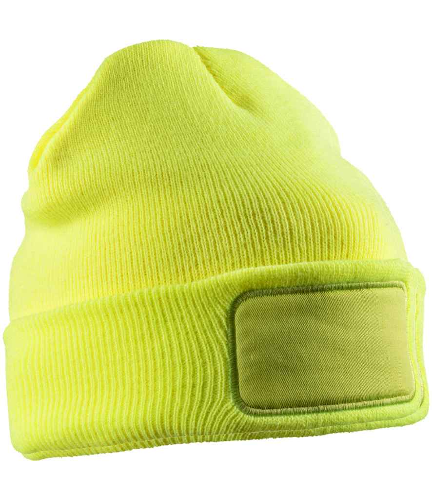 Result Recycled Thinsulate™ Printers Beanie - Fluorescent Yellow