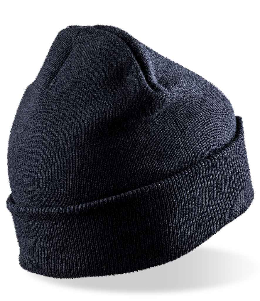 Result Recycled Thinsulate™ Printers Beanie - Navy