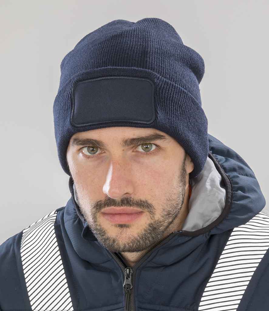 Result Recycled Thinsulate™ Printers Beanie - Navy